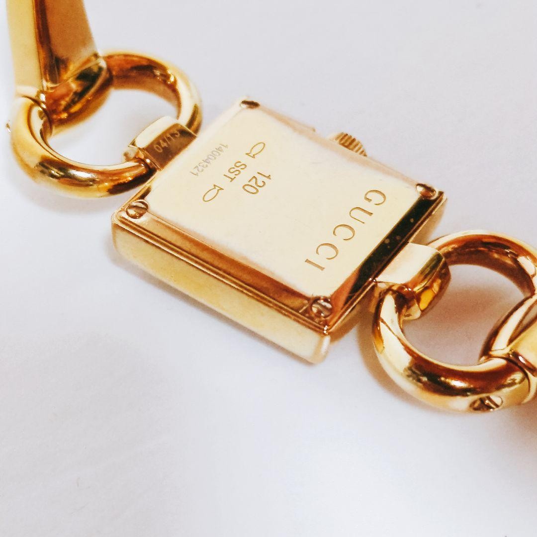 GUCCI Watch Wristwatch GG Gold Women's Authentic