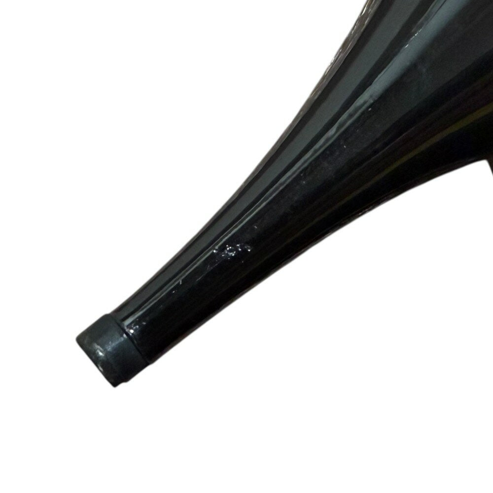 CHANEL Shoes Pumps Heel Cocomark EU 38 US 8 Leather Beige Black Authentic