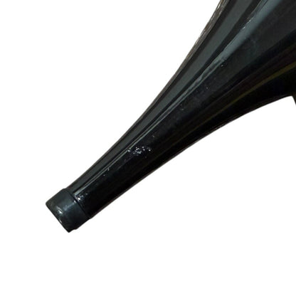 CHANEL Shoes Pumps Heel Cocomark EU 38 US 8 Leather Beige Black Authentic