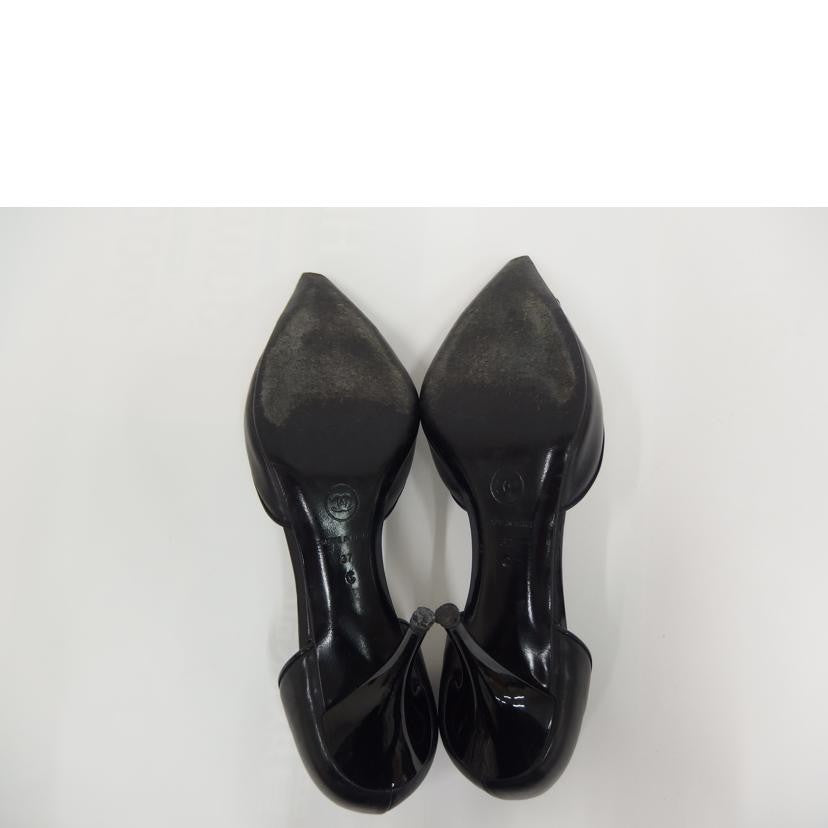CHANEL Shoes Pumps Heel EU 37 US 7 Black Authentic