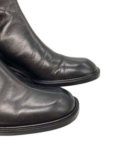 FENDI Long Boots Shoes Logo EU 36 US 6 Black Authentic