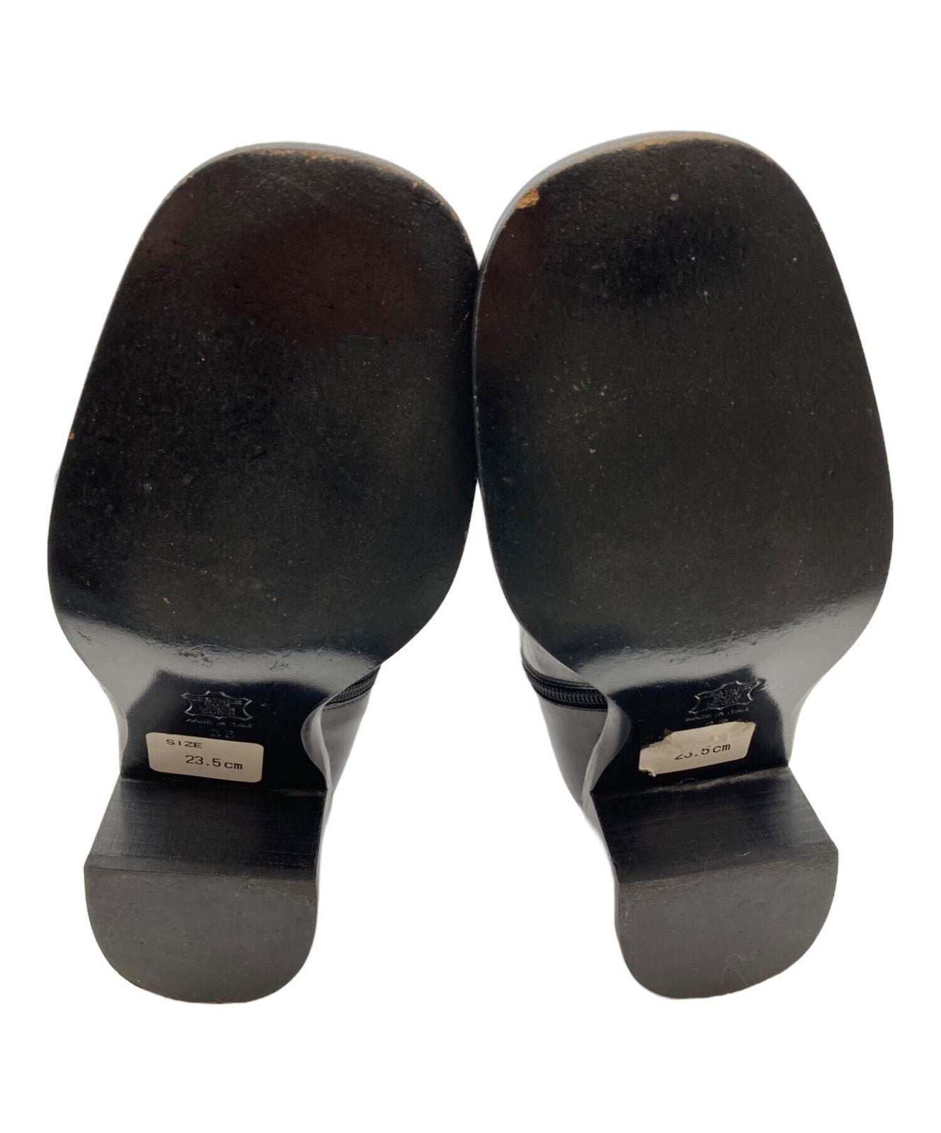 FENDI Long Boots Shoes Logo EU 36 US 6 Black Authentic