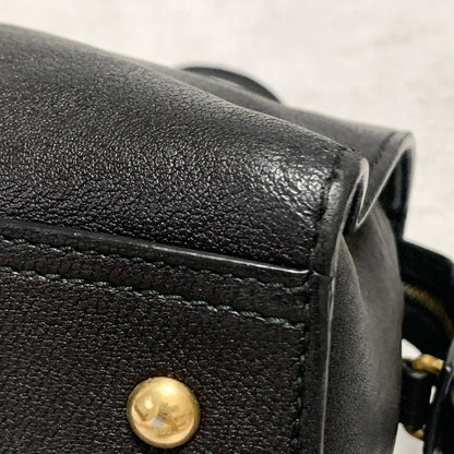 Saint Laurent Cabas Y Line Handbag Shoulder Bag YSL Cassandra Purse Black