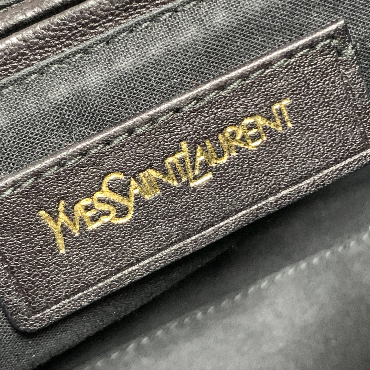 Saint Laurent Cabas Y Line Handbag Shoulder Bag YSL Cassandra Purse Black
