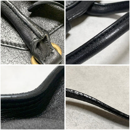 Saint Laurent Cabas Y Line Handbag Shoulder Bag YSL Cassandra Purse Black