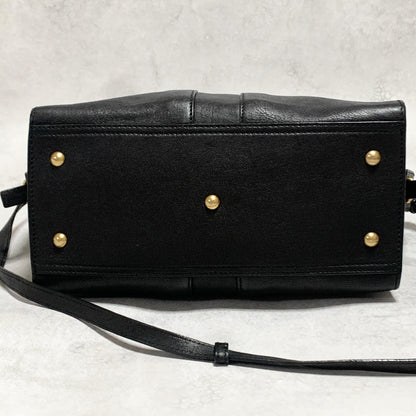 Saint Laurent Cabas Y Line Handbag Shoulder Bag YSL Cassandra Purse Black
