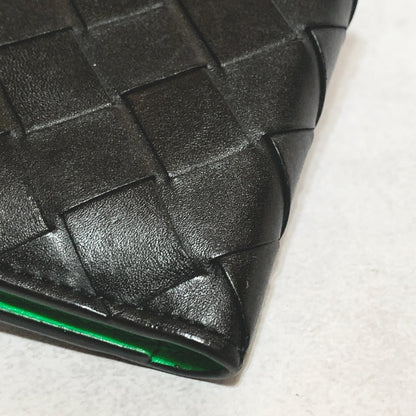 Bottega Veneta Coin Case Intrecciato Bi-fold Holder Wallet Flap Purse Compact