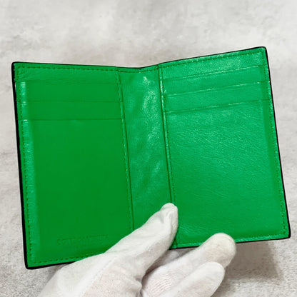 Bottega Veneta Coin Case Intrecciato Bi-fold Holder Wallet Flap Purse Compact