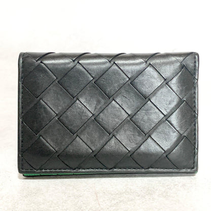 Bottega Veneta Coin Case Intrecciato Bi-fold Holder Wallet Flap Purse Compact