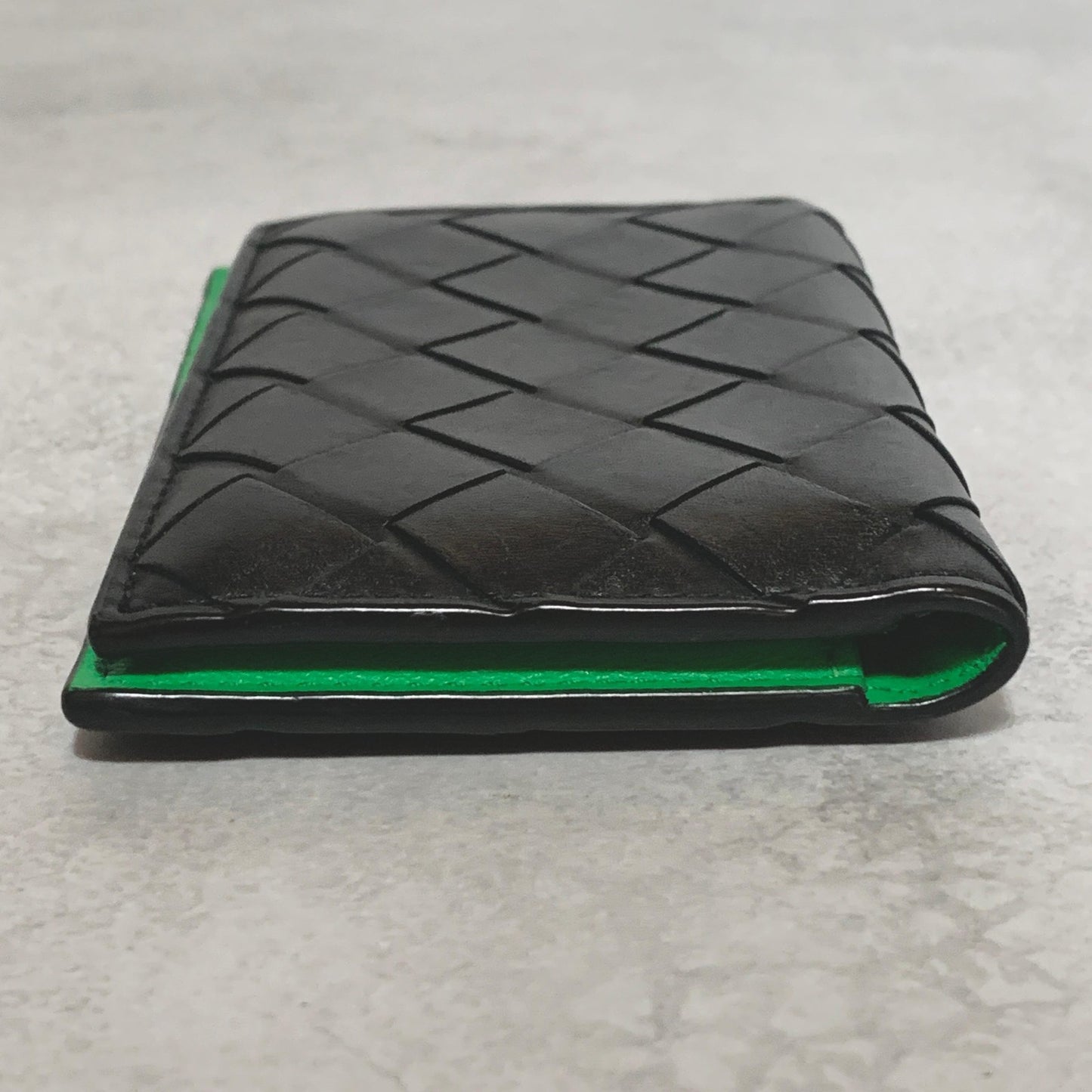 Bottega Veneta Coin Case Intrecciato Bi-fold Holder Wallet Flap Purse Compact
