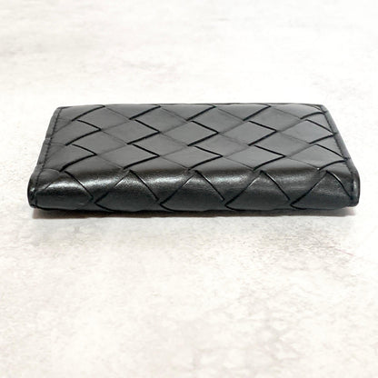 Bottega Veneta Coin Case Intrecciato Bi-fold Holder Wallet Flap Purse Compact
