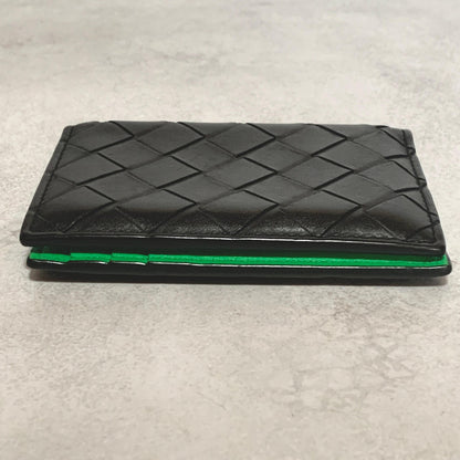 Bottega Veneta Coin Case Intrecciato Bi-fold Holder Wallet Flap Purse Compact