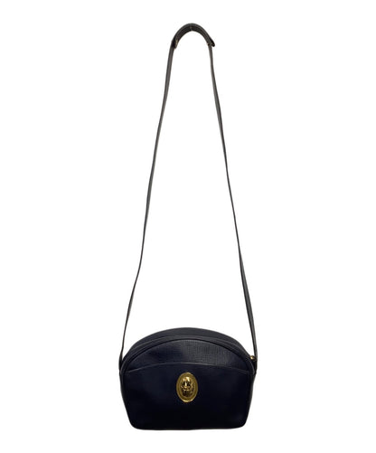 Christian Dior Shoulder Bag Purse CD Navy Authentic