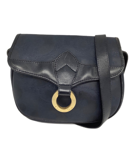 Christian Dior Shoulder Bag Purse Navy Authentic