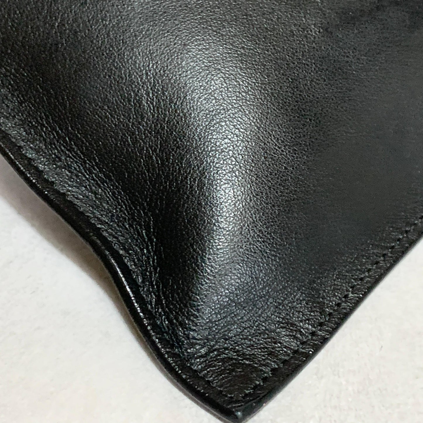 VERSACE Bag Medusa Clutch Purse Hand Leather Black Gold Used Authentic