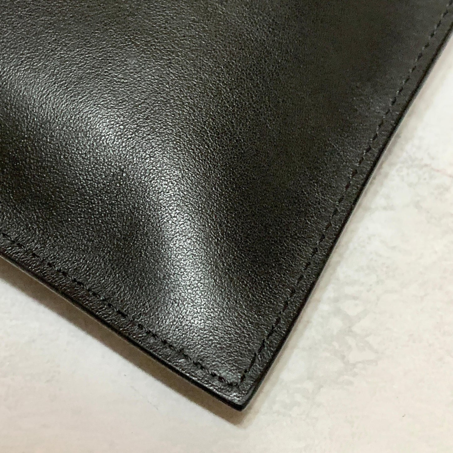 VERSACE Bag Medusa Clutch Purse Hand Leather Black Gold Used Authentic
