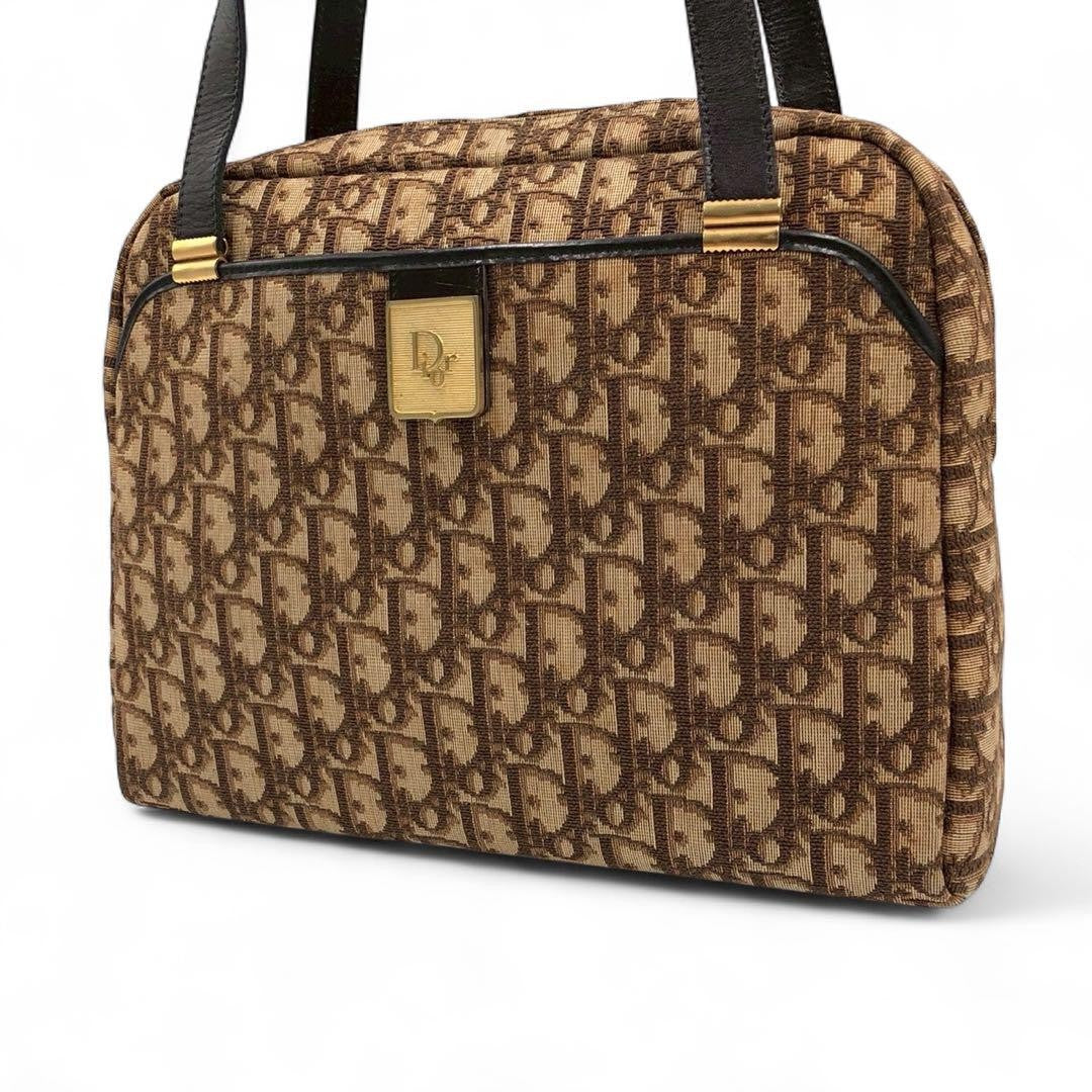 Christian Dior Hand Bag Tote Purse Trotter Authentic