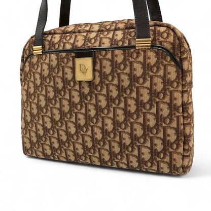 Christian Dior Hand Bag Tote Purse Trotter Authentic