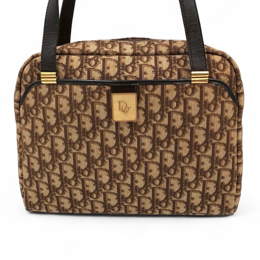 Christian Dior Hand Bag Tote Purse Trotter Authentic