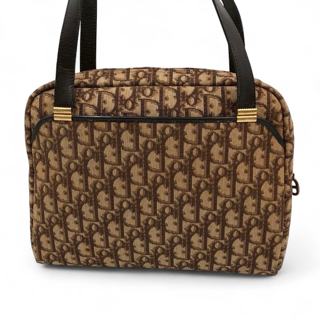 Christian Dior Hand Bag Tote Purse Trotter Authentic
