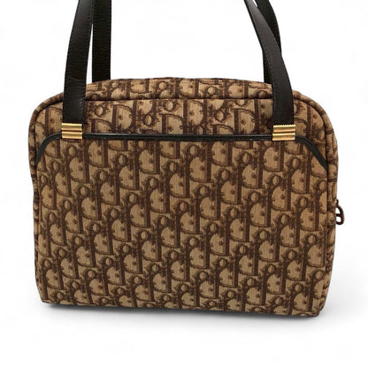 Christian Dior Hand Bag Tote Purse Trotter Authentic