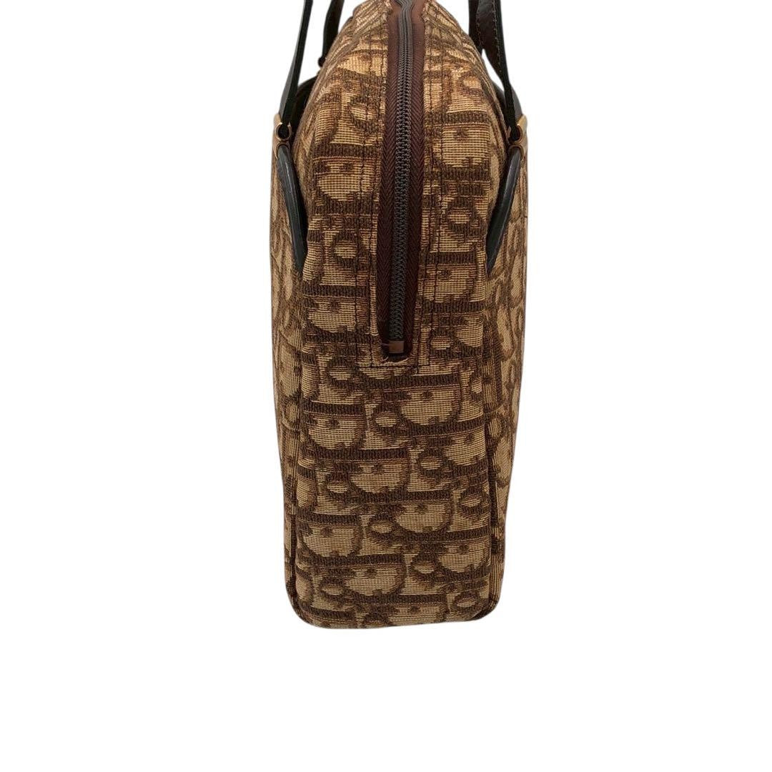Christian Dior Hand Bag Tote Purse Trotter Authentic