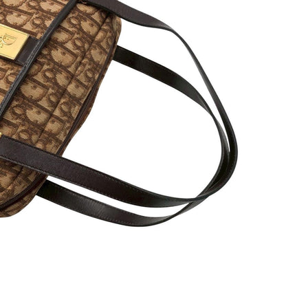 Christian Dior Hand Bag Tote Purse Trotter Authentic