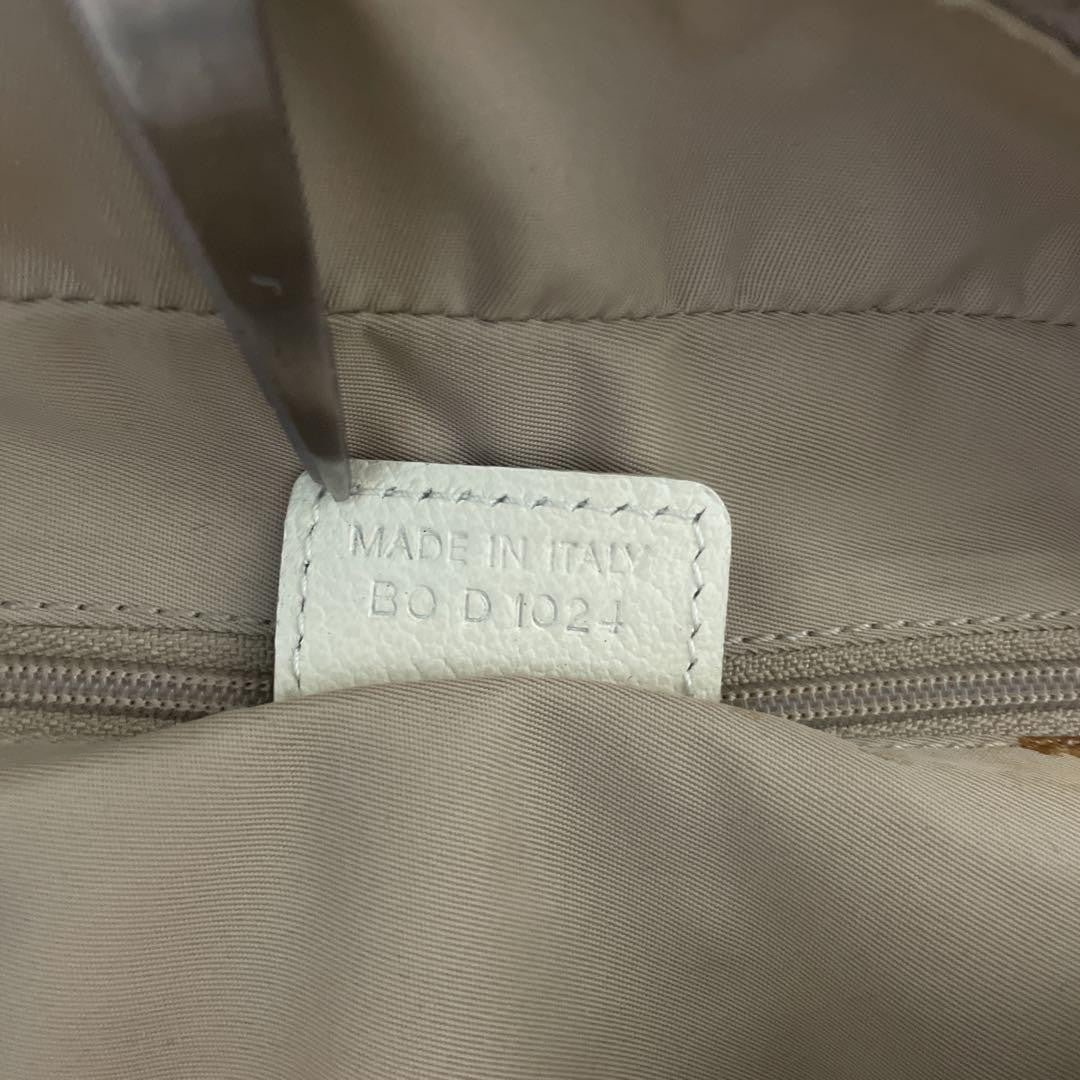 Christian Dior Shoulder Bag Purse Trotter Beige Authentic