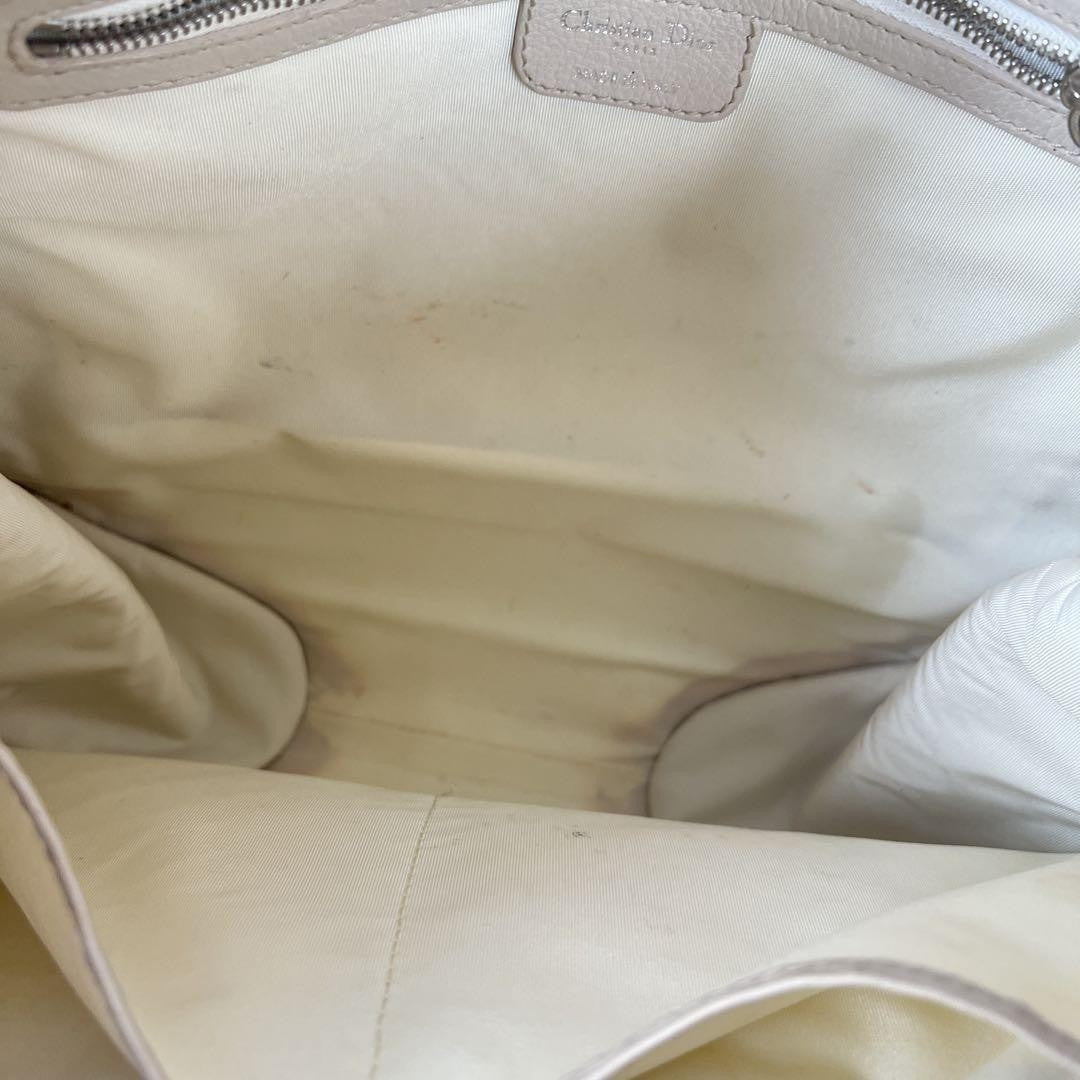 Christian Dior Hand Shoulder Bag Tote Purse Leather Authentic