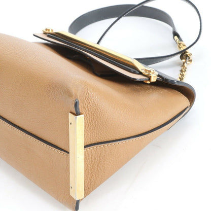 Chloe Shoulder Bag Purse Leather Multicolor Authentic