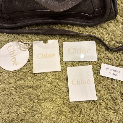 Chloe Hand Shoulder Bag Tote Purse Paraty Leather Authentic