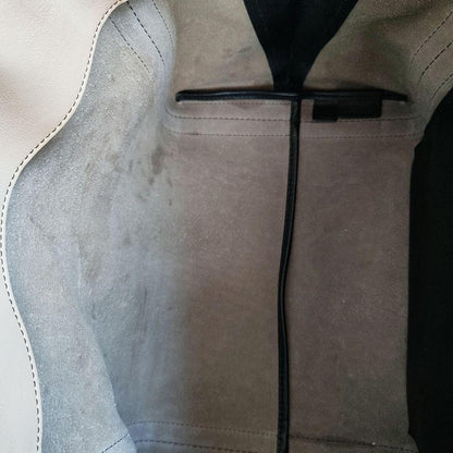 Chloe Hand Bag Tote Purse Leather Black Gray Authentic
