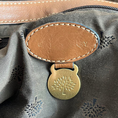 MULBERRY Hand Shoulder Bag Tote Purse 2way Alexa Leather Brown Authentic