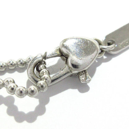 GUCCI Bracelet Bangle GG Heart Silver 925 Women Accessory Authentic