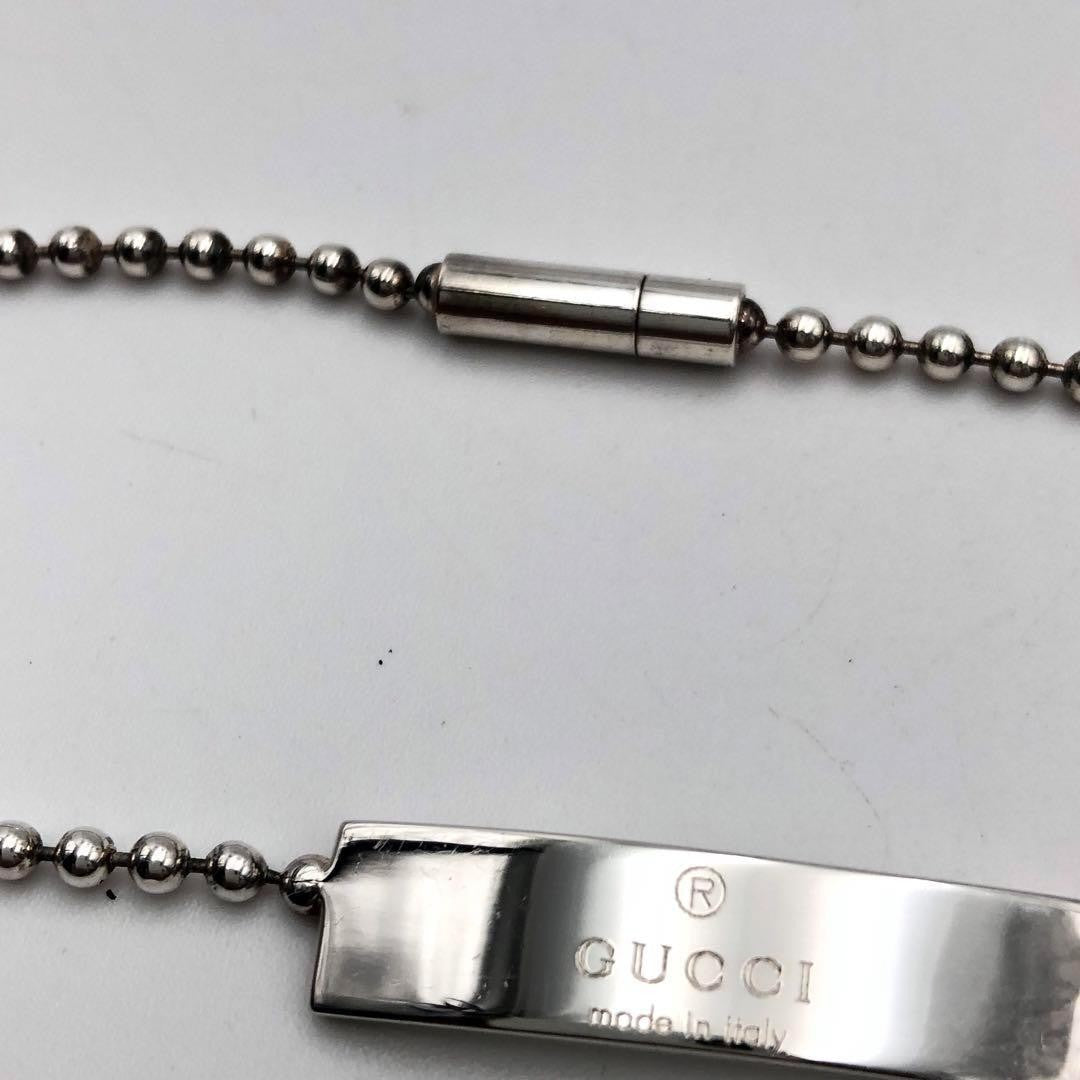 GUCCI Bracelet Bangle Ball Chain Silver 925 Women Accessory Authentic