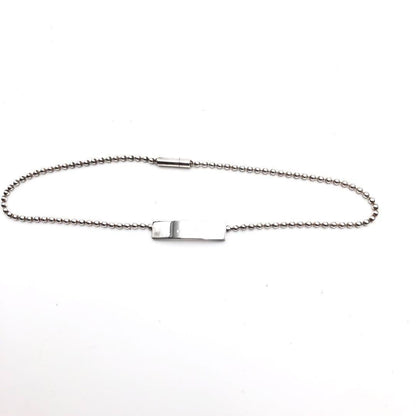 GUCCI Bracelet Bangle Ball Chain Silver 925 Women Accessory Authentic