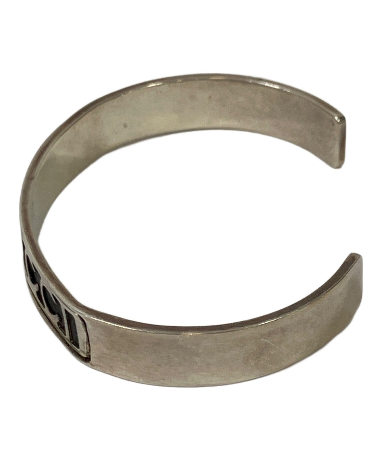 GUCCI Bracelet Bangle Silver White Men's Accessory Authentic