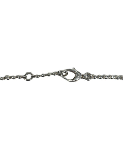 GUCCI Necklace Pendant Interlocking Heart Silver Women Accessory Authentic