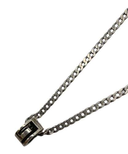 GUCCI Necklace Pendant Silver Men's Accessory Authentic