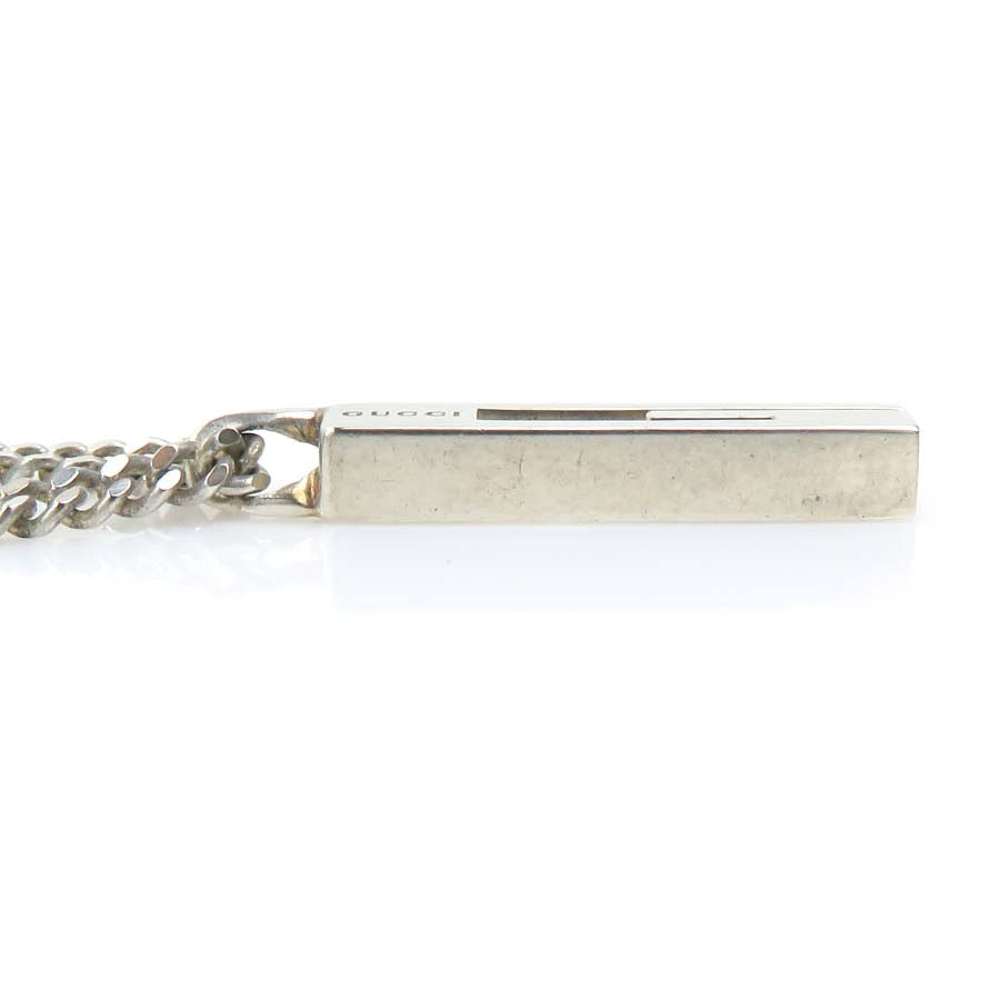 GUCCI Necklace Pendant Silver 925 Men's Accessory Authentic
