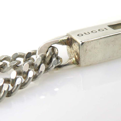 GUCCI Necklace Pendant Silver 925 Men's Accessory Authentic