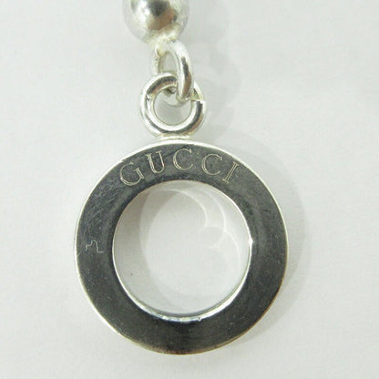 GUCCI Necklace Pendant Ball Chain Silver 925 Unisex Accessory Authentic