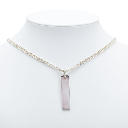 GUCCI Necklace Pendant Ball Double Chain Silver 925 Women Accessory Authentic