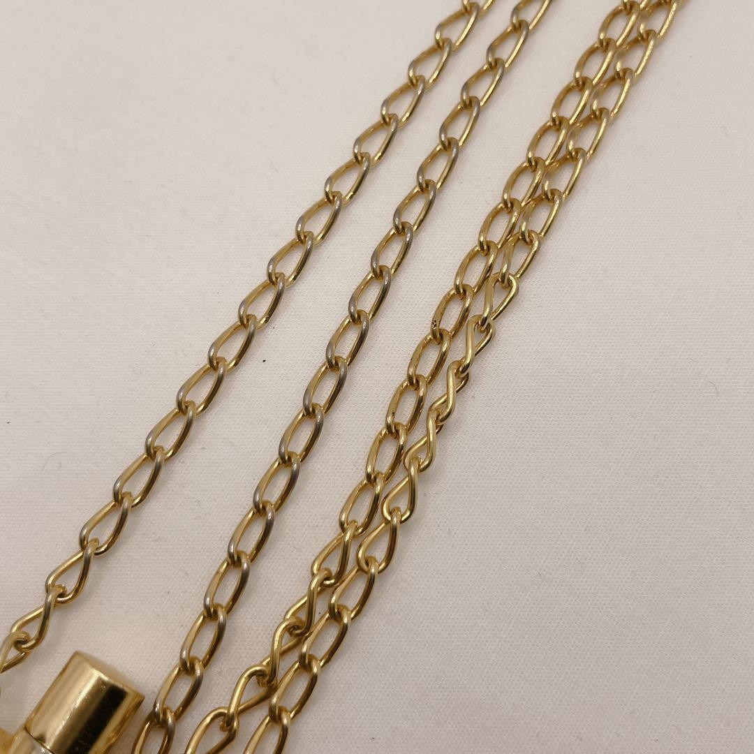 GUCCI Necklace Pendant Sherry Line Bottle Women Accessory Authentic