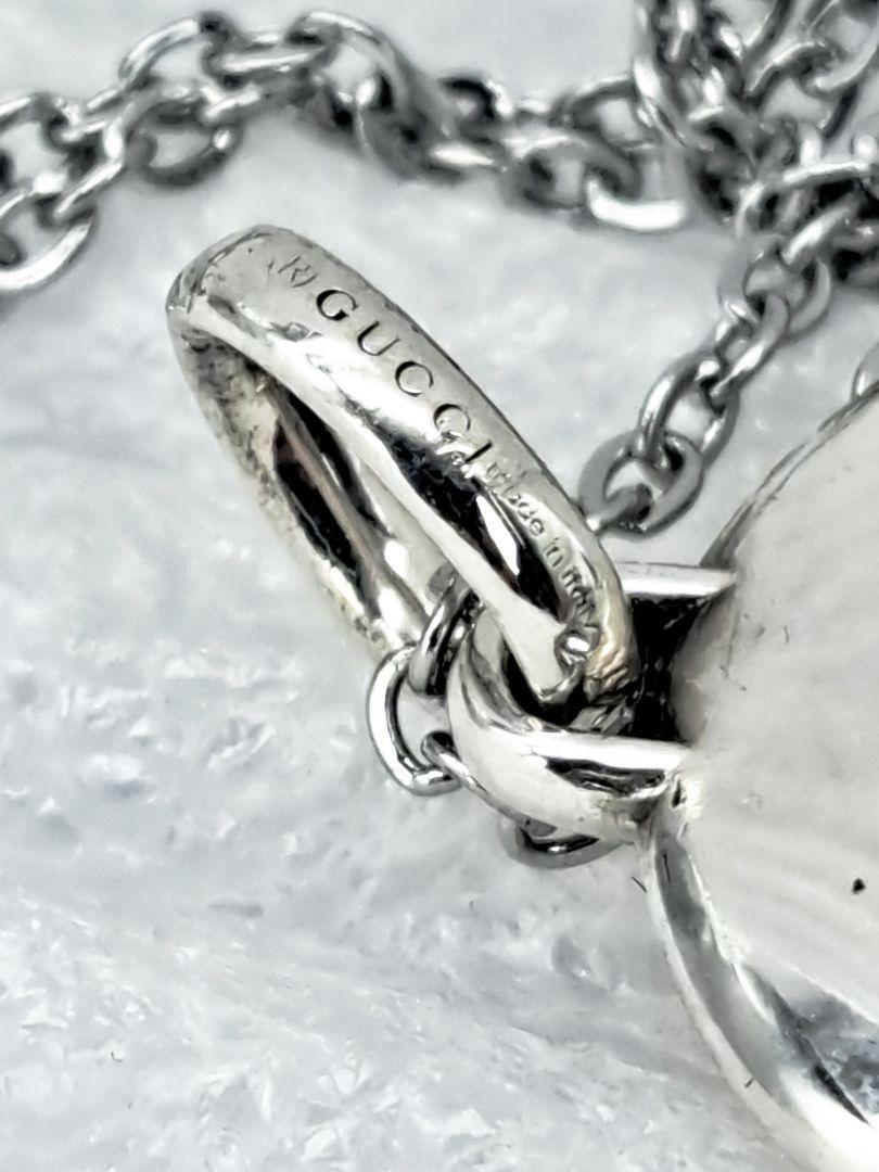 GUCCI Necklace Pendant Blind for Love Tiger Head Silver 925 Unisex Accessory