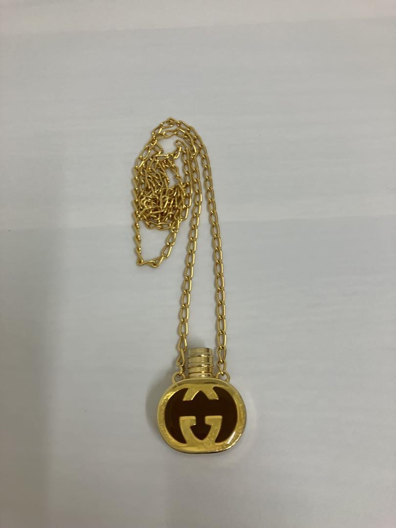 GUCCI Necklace Pendant Old Bottle Men's Accessory Authentic