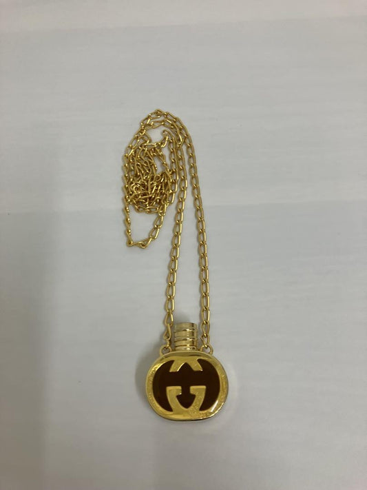 GUCCI Necklace Pendant Old Bottle Men's Accessory Authentic