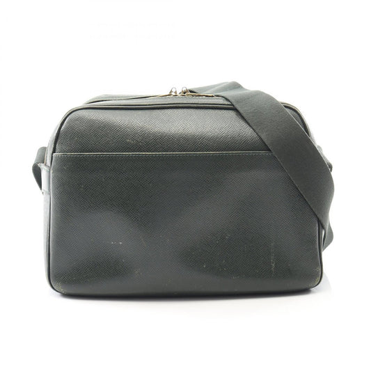 Louis Vuitton Shoulder Bag Purse M30154 Leather Green Authentic