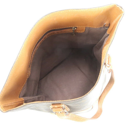 Louis Vuitton Hand Bag Tote Purse Monogram M42236 Leather Coated Canvas Brown
