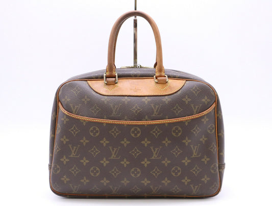 Louis Vuitton Hand Bag Tote Purse Monogram M47270 Brown Authentic